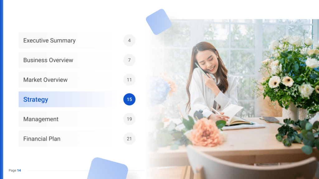 Florist Business Plan strategy