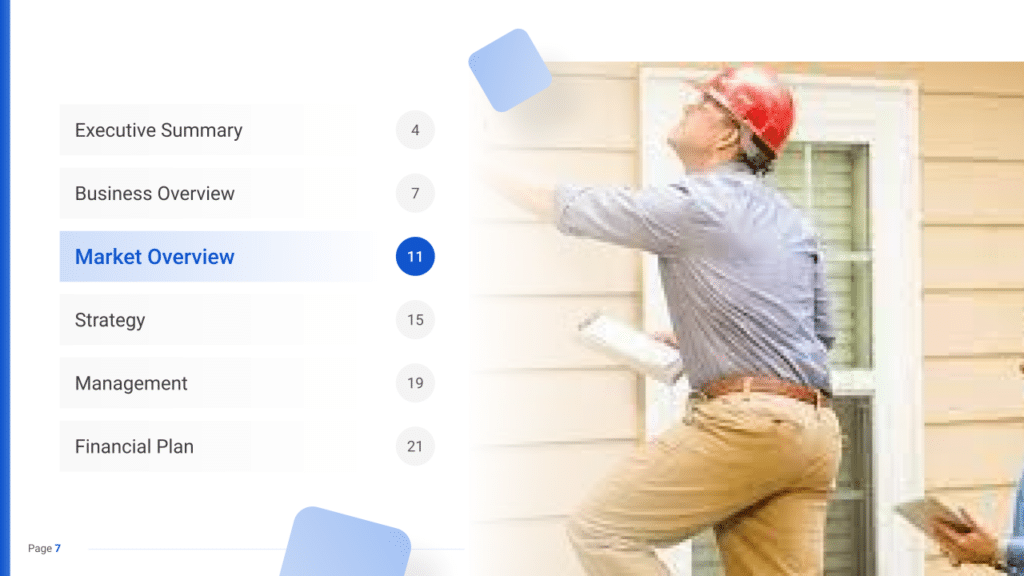 Home Inspection Business Plan market overview