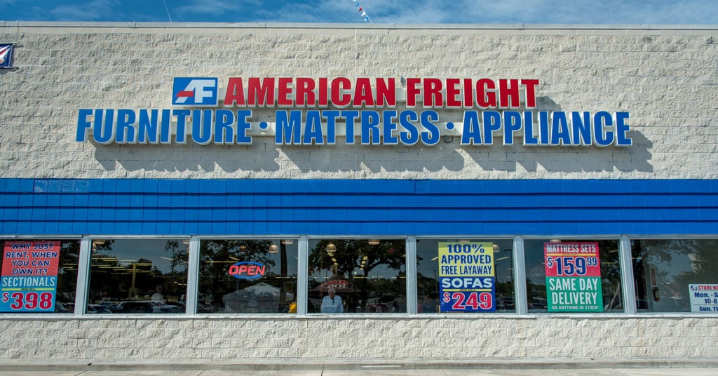American Freight franchise.