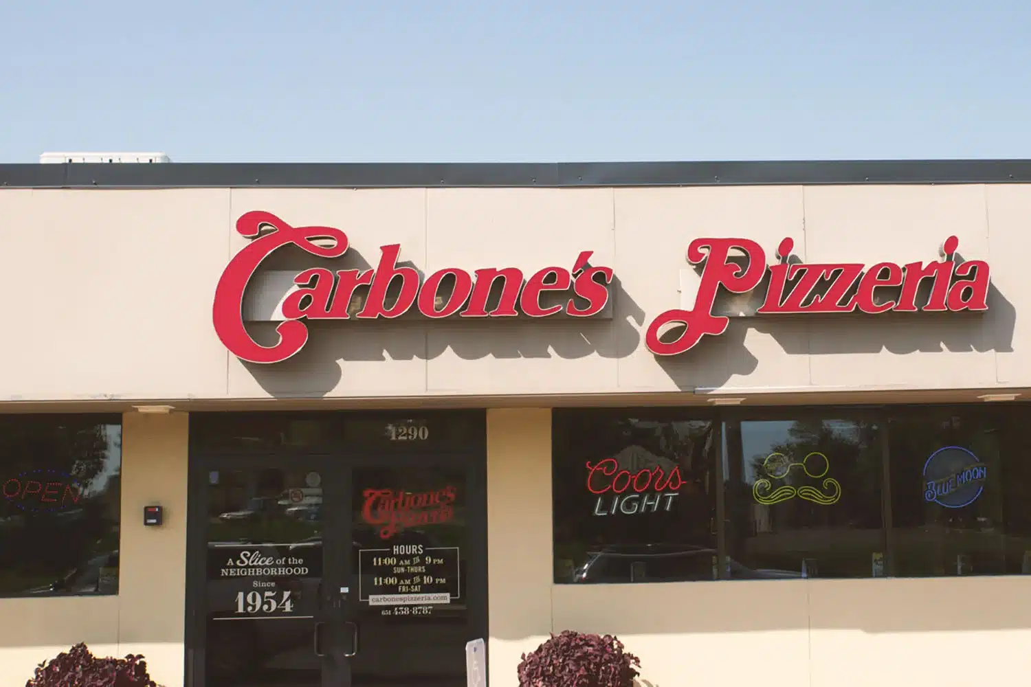 Carbone's Pizzeria franchise.